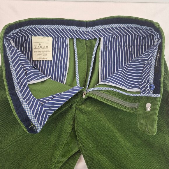 Bugatti 1040 Green Corduroy Pants Chino Style - Picture 6 of 16